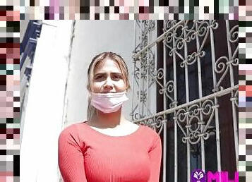 Yorgelis Carrillo hermosa venezolana tetona en su primer video porno