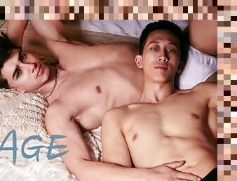 Dreamy hung Latino jock fucks Asian boyfriend hard, Tyler Wu & Nathan