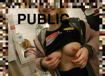 A day with a horny teen out and about in public at and much more. IK3A