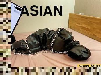 asia, mastubasi, orgasme, lesbian-lesbian, pijat, bdsm-seks-kasar-dan-agresif, budak, latex, pakaian-seragam, berambut-cokelat