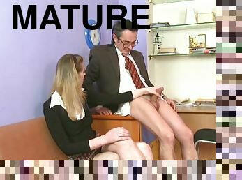 Fellatio for mature teacher