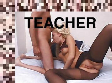 Amatuer blonde teacher fucked