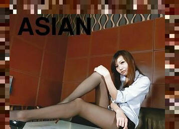 Asian glamor - escort girl in sexy clothes - no porn