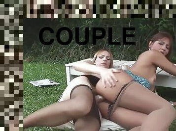 Tranny Pantyhose Couple