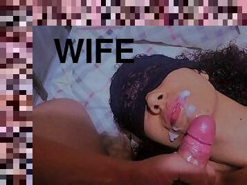 Comendo minha Hot wife gostosa e safada até gozar no rosto dela