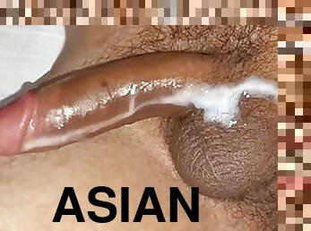 asiatisk, kæmpestor, udløsning, bøsse, spiller, kompilering, sperm, massiv, solo, twink