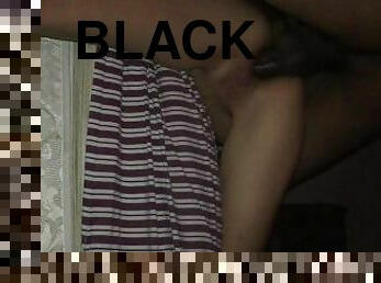 Teen fucks BBC as 18 birthday gift cumc on black dick Part 1