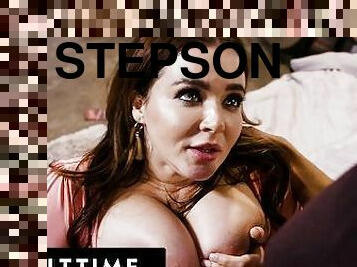 ADULT TIME - Big Dick Stepson Can't Resist Titty Fucking His Super Thicc Stepmom Natasha Nice!