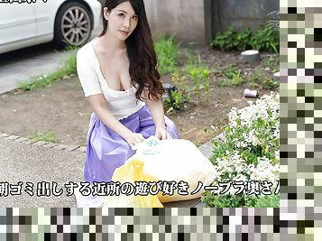 Nana Ueyama Braless Neighbor In The Morning: Nana Ueyama