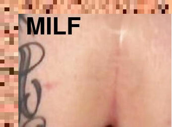 pantat, orgasme, amatir, anal, sayang, jenis-pornografi-milf, pasangan, tato