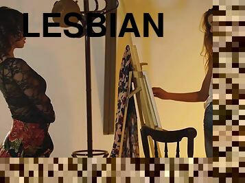 אורגזמה, לסבית-lesbian, בלונדיני, לבני-נשים, שחרחורת