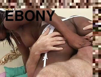 Emotional ebony girlfriend banged by the best man