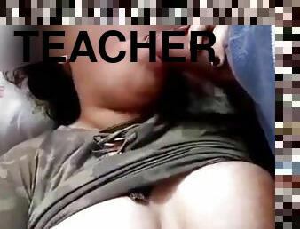 Teacher convinces his student to give him a blowjob