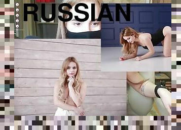 Russian busty Kaitlyn plays ukulele naked on cam