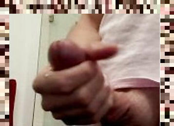 baignade, énorme, masturbation, amateur, ejaculation-sur-le-corps, énorme-bite, branlette, ejaculation, solo, blanc