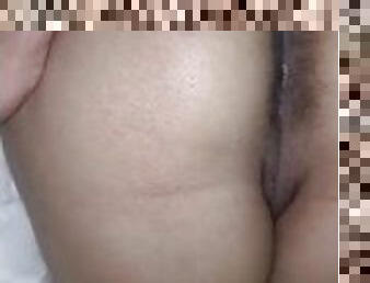 Young couple have real amateur sex, they fuck hard and they both cum. She with pussy eating