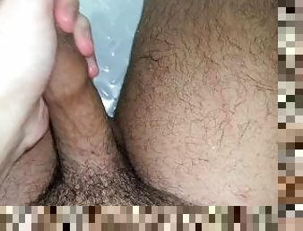 mandi, besar-huge, mastubasi, sentakkan, teransang, mandi-shower, biseksual