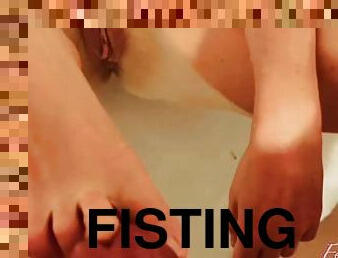 fisting, masturbation, amatör, anal, avrunkning, samling, par, fötter, kinky, fetisch