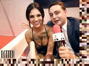 Bonnie rotten interview and squirts on andrea dipra