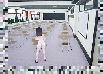 Naked Risk 3D [Hentai game PornPlay ] Exhibition simulation in public building