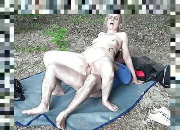 Grandma fucked by horny stepson