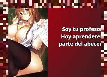 ASMR -GEMIDOS - TEACHER -  ROL - Soy tu profesora y aprenderemos las primeras letras del abecedario