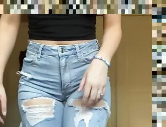 ASMR Aggressive Jean Scratching