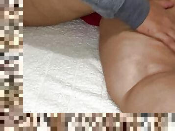 My stepmom gets horny when I massage her huge ass