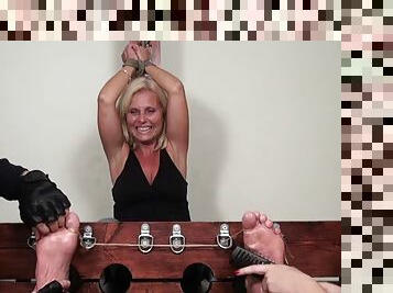 MILF Debbie Gang gets tickled