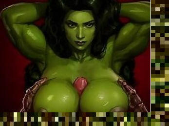 My Lawyer God Fat Green Tits And Ass - All She-Hulk Scenes - Behind The Doom