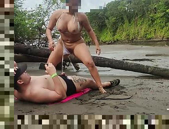 gambarvideo-porno-secara-eksplisit-dan-intens, pantai, bersetubuh, tertangkap