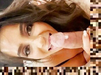 POV: MILF LENA THE PLUG GIVES YOU A SLOPPY BLOWJOB