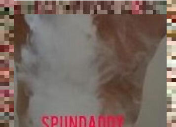 SPUN DADDY IS A DRAGON: blows fat cloud on his own big soft dick