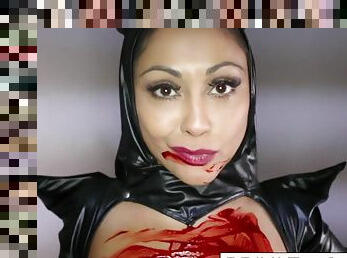 Halloween Masturbation From A Busty Legend With Priya Rai