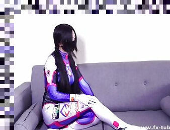 Follow tw: fetishslavestudio zentai girl with breathplay and