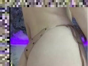 Teen Almost Caught Leaked Strip Tease