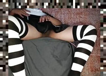 Femboy jerking of//Bottom view (Preview)