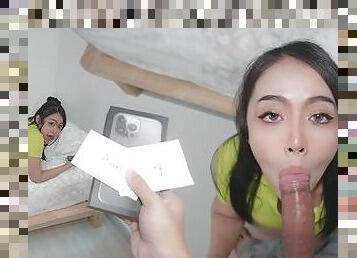 Asian Chick Agrees To Get Anal Fucked In Exchange For A New Phone - Xreindeers