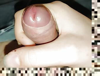 Cumming after edging a few hours. Home alone in bed, can i hop in someone elses bed haha