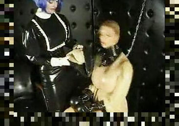 Rubber submissive entombed