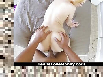 TeensLoveMoney - Lucy Tyler Drops Pink 4 Some Green!