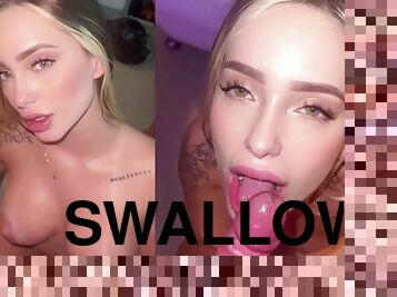 LillySullivan -  Throat fucked and swallowed