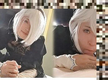 ?NieR:Automata? 2B Cosplay, Hentai Japanese Cosplayer Blowjob And Fuck Part.7