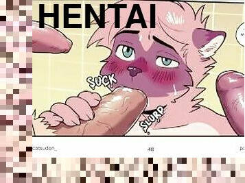 blasen, homosexuell, hentai, muskulös, twink