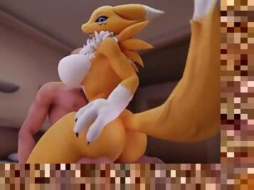 Renamon ride you hard