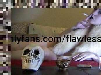 Haunted Smoking, Smoking Fetish, Cigarette, Human Ashtray, Smoking, Onlyfans FlawlessMel