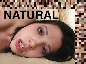 Anal with Bubble Butt Brunette Rebeca Linares - Un-Natural Sex doggystyle - Rebeca linares