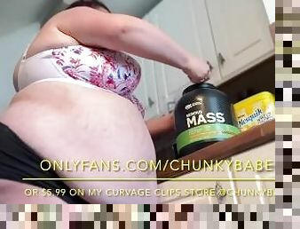 4000 CALORIE GAINER SHAKE CHUG BBW FEEDEE