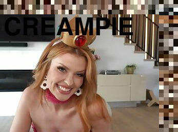 Elly Clutch Princess peach begs for a creampie - Blowjob