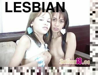 Selina 18 Kissing Lesbian Love